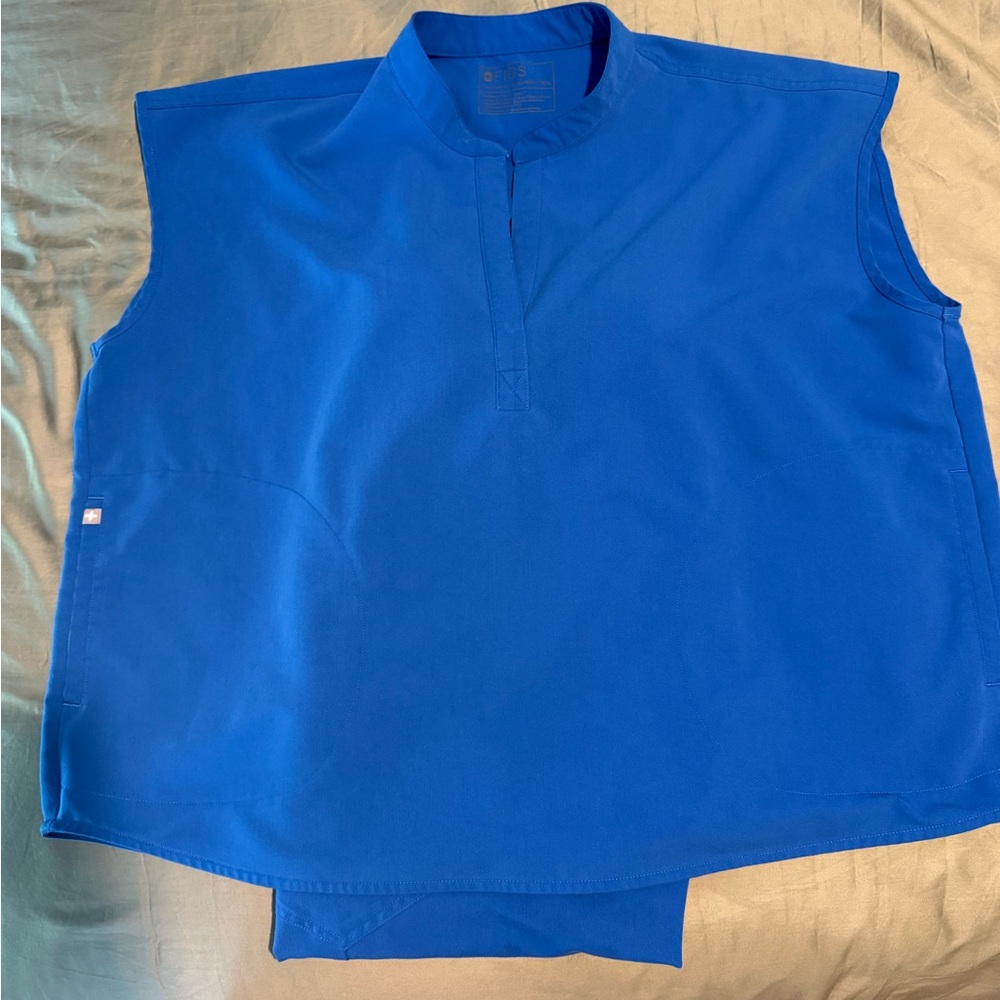 Figs Royal blue scrub set-2XL